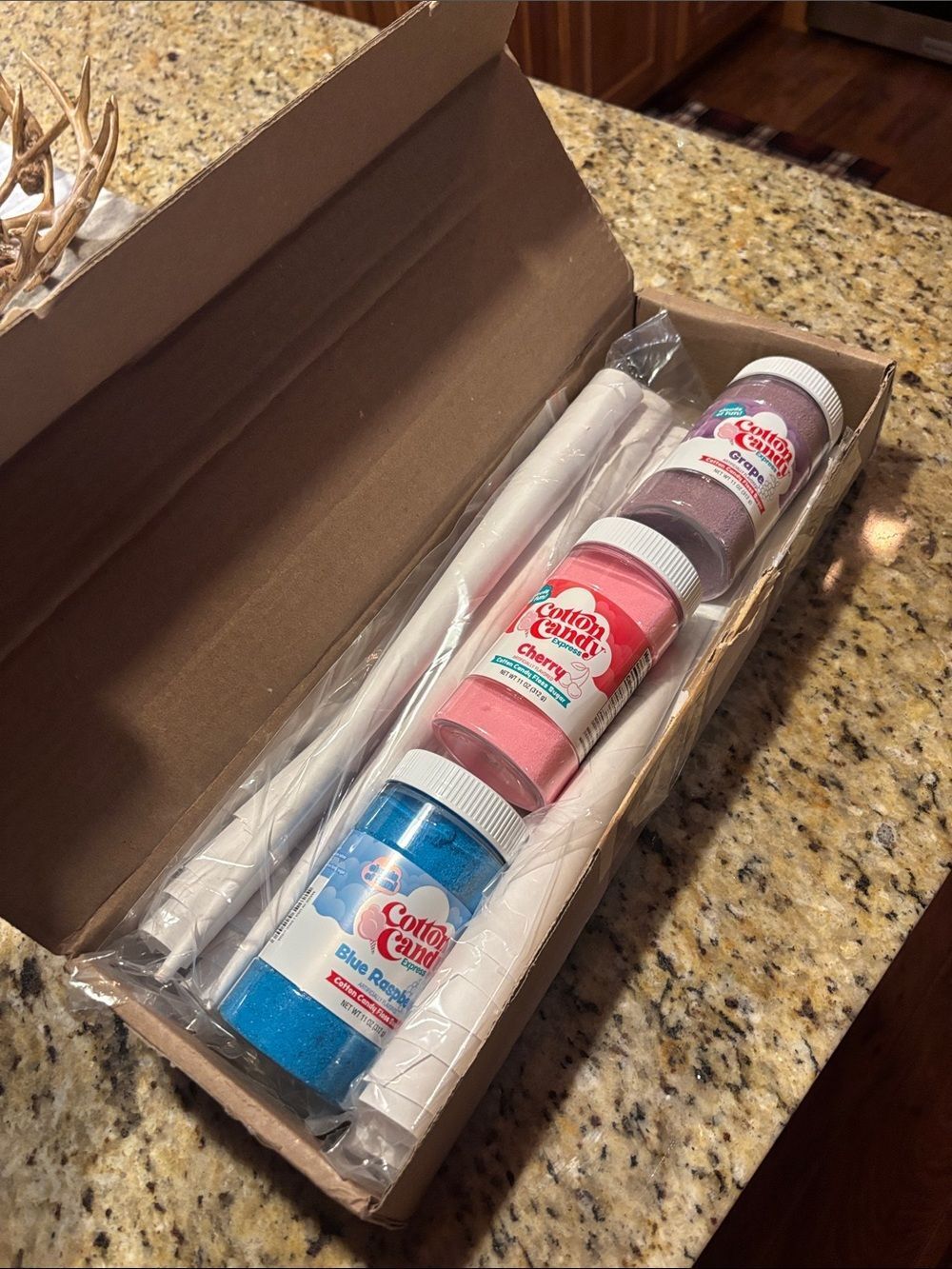 Brand 🆕 never opened Cotton Candy Express Refills sugar and paper cones